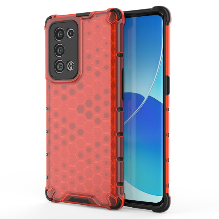 For OPPO Reno6 Pro+ 5G Shockproof Honeycomb PC + TPU Protective Case
