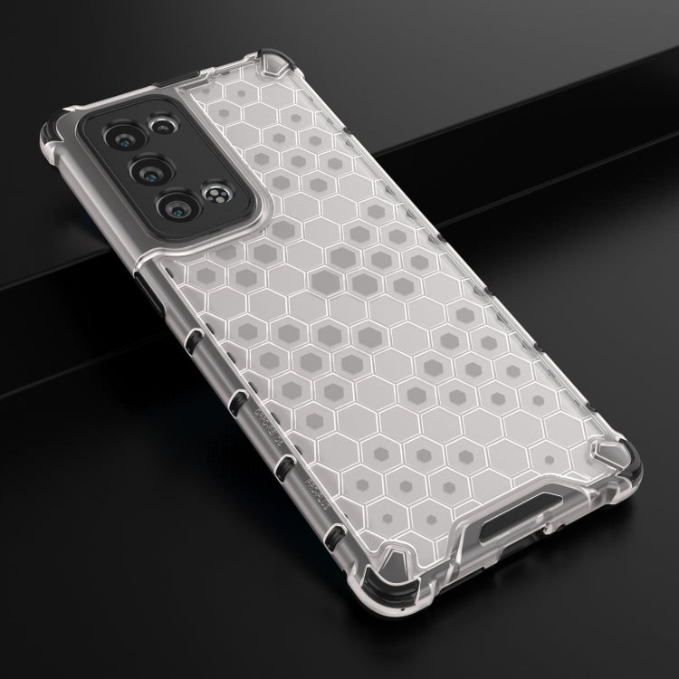 For OPPO Reno6 Pro+ 5G Shockproof Honeycomb PC + TPU Protective Case