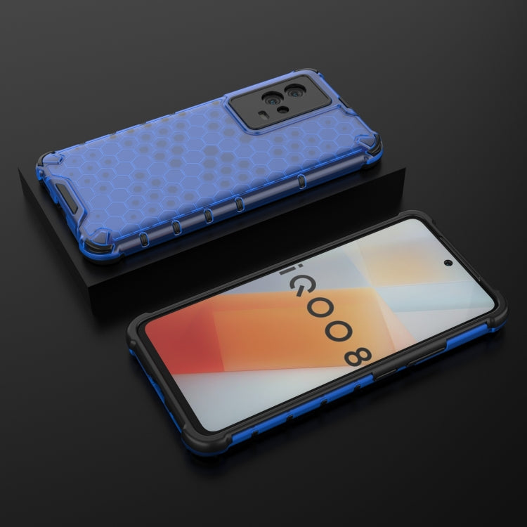 For Vivo iQOO 8 Shockproof Honeycomb PC + TPU Protective Case