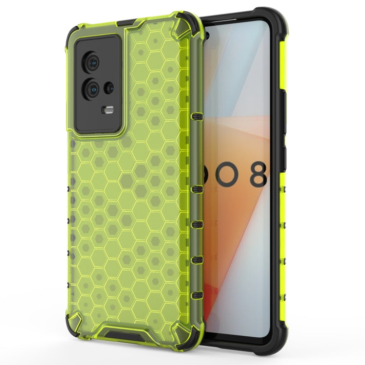 For Vivo iQOO 8 Shockproof Honeycomb PC + TPU Protective Case