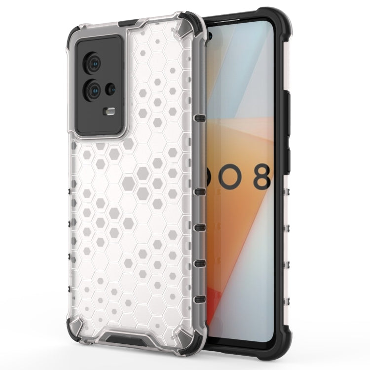 For Vivo iQOO 8 Shockproof Honeycomb PC + TPU Protective Case