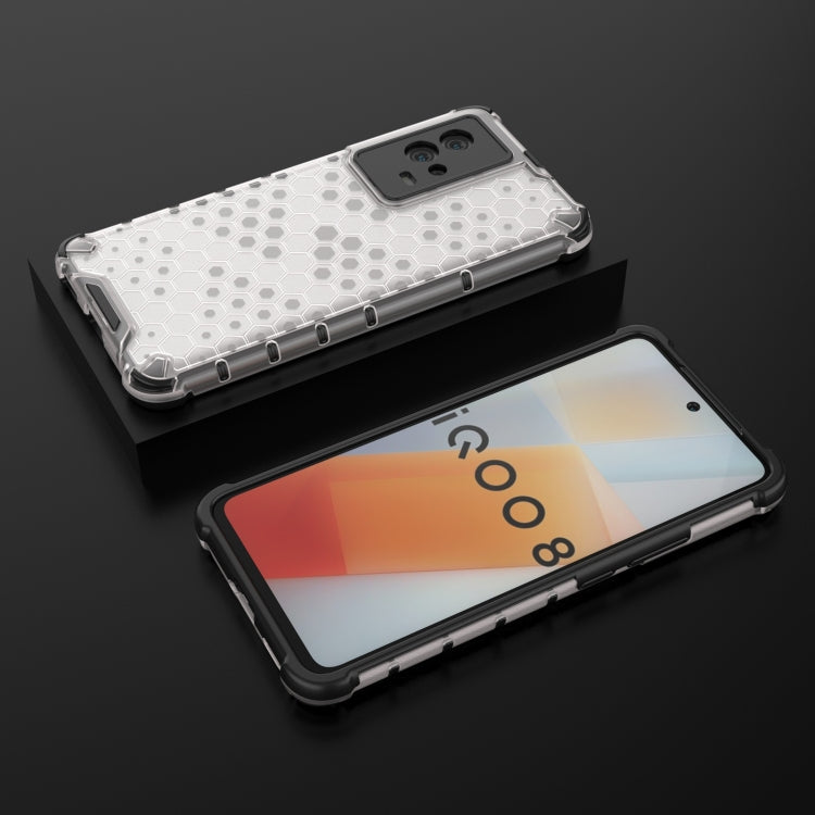 For Vivo iQOO 8 Shockproof Honeycomb PC + TPU Protective Case