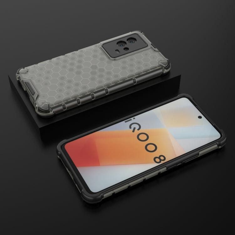 For Vivo iQOO 8 Shockproof Honeycomb PC + TPU Protective Case