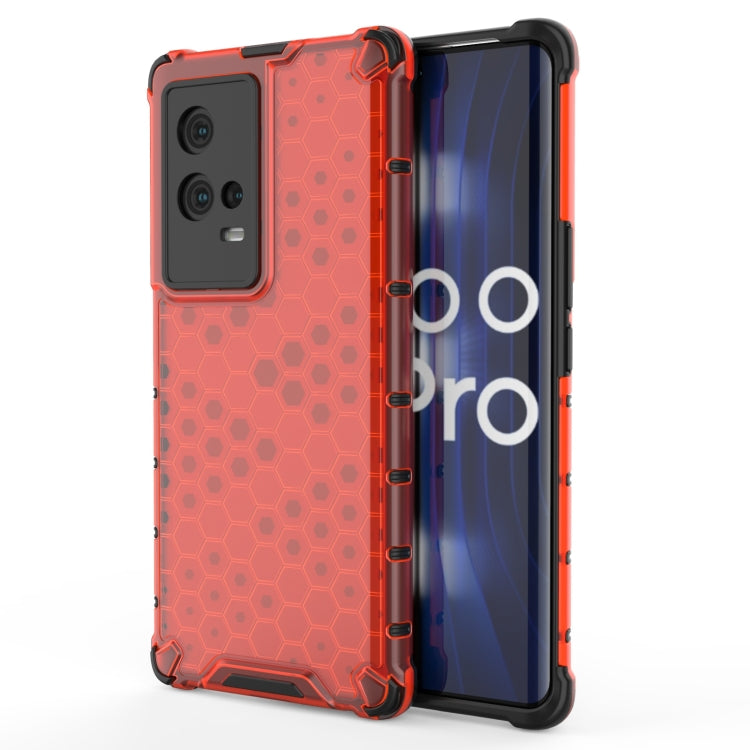 For Vivo iQOO 8 Pro Shockproof Honeycomb PC + TPU Protective Case
