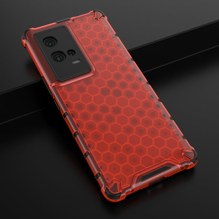 For Vivo iQOO 8 Pro Shockproof Honeycomb PC + TPU Protective Case