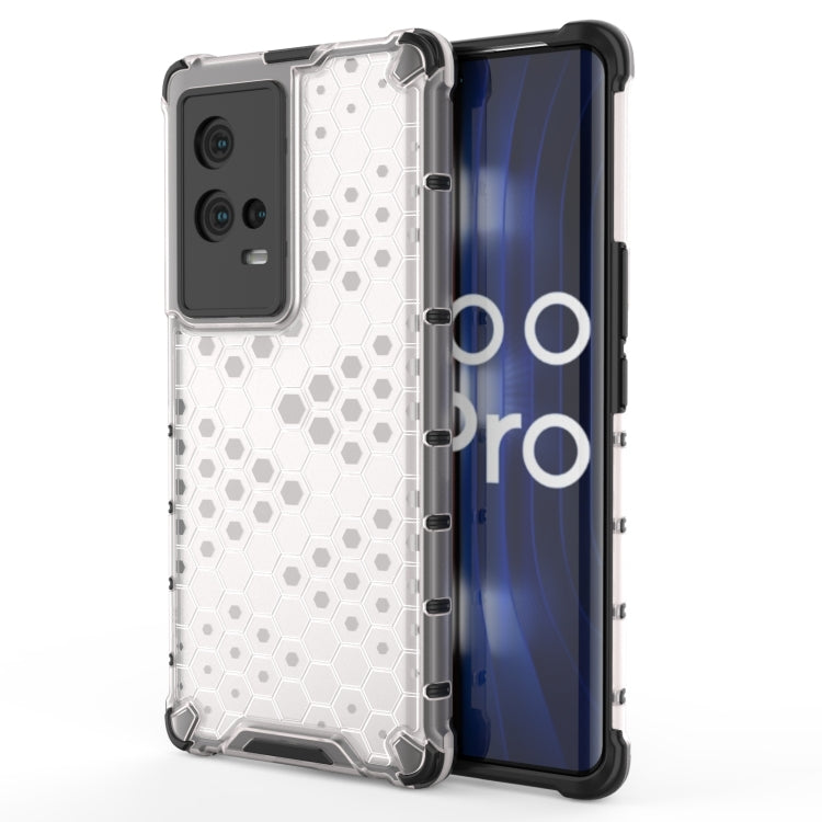 For Vivo iQOO 8 Pro Shockproof Honeycomb PC + TPU Protective Case