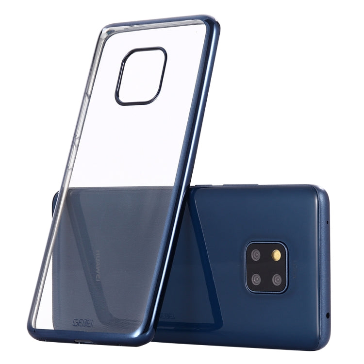 For Huawei Mate 20 Pro GEBEI Plating TPU Shockproof Protective Case