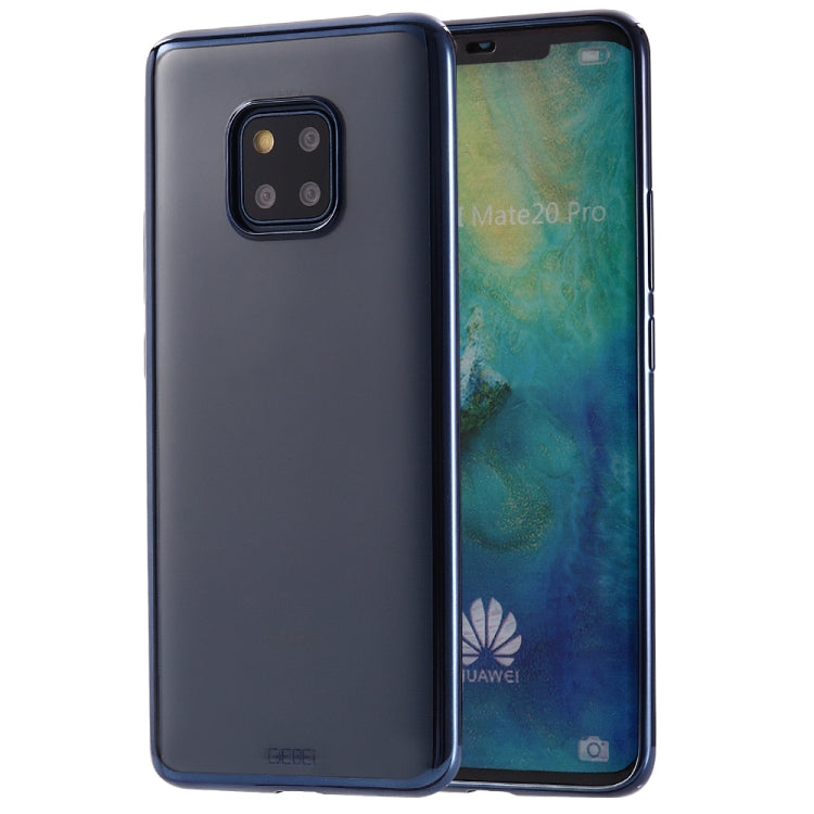 For Huawei Mate 20 Pro GEBEI Plating TPU Shockproof Protective Case