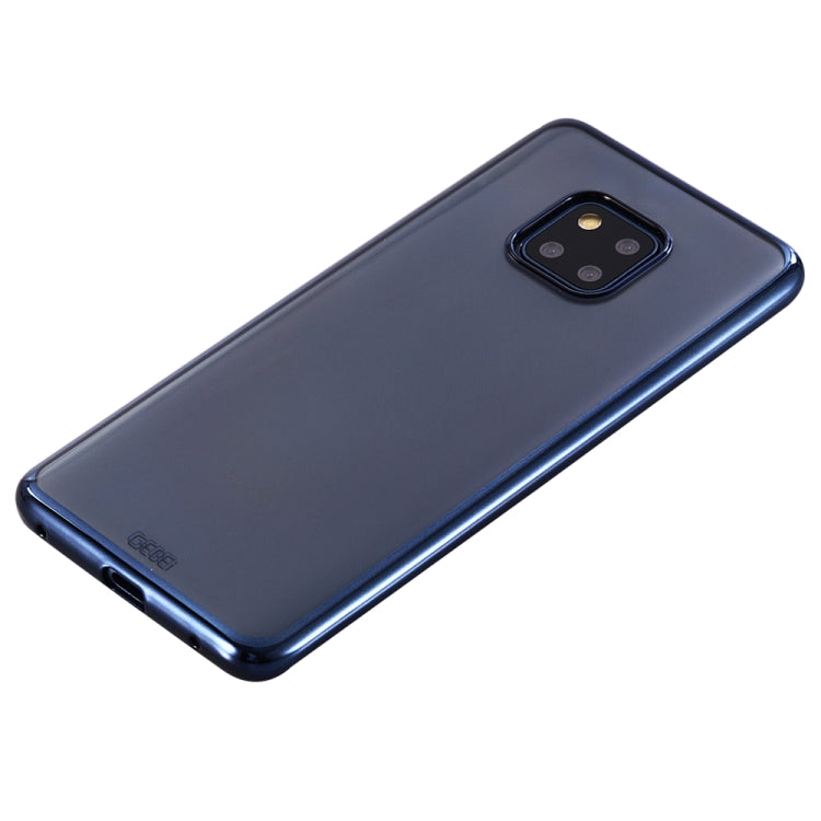 For Huawei Mate 20 Pro GEBEI Plating TPU Shockproof Protective Case