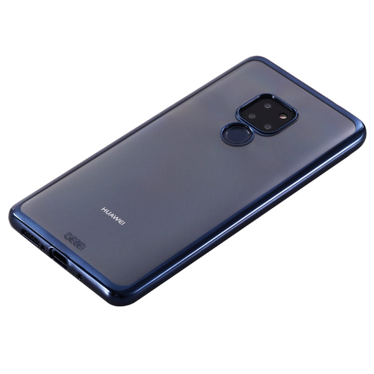 For Huawei Mate 20 GEBEI Plating TPU Shockproof Protective Case
