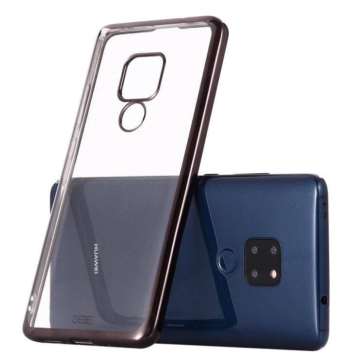 For Huawei Mate 20 GEBEI Plating TPU Shockproof Protective Case