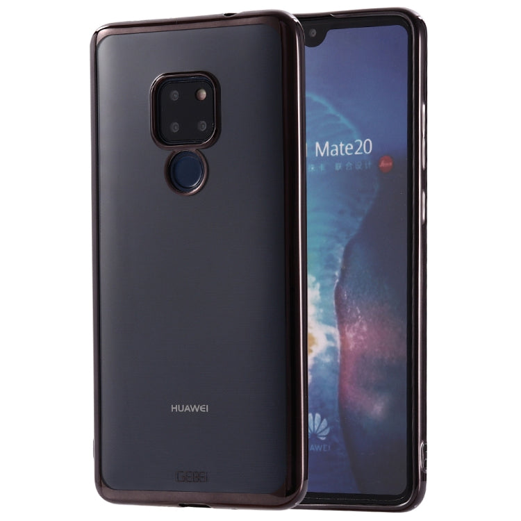 For Huawei Mate 20 GEBEI Plating TPU Shockproof Protective Case