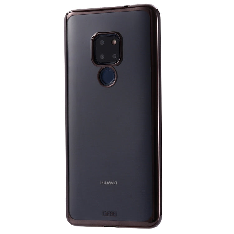 For Huawei Mate 20 GEBEI Plating TPU Shockproof Protective Case