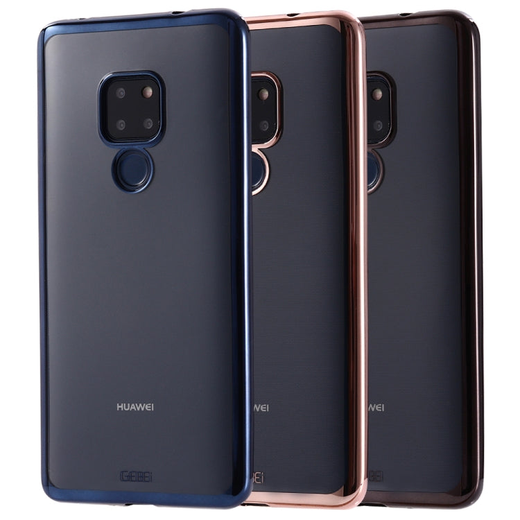 For Huawei Mate 20 GEBEI Plating TPU Shockproof Protective Case