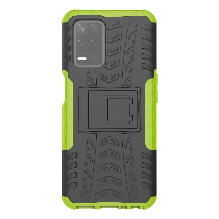 For OPPO Realme V13 5G Tire Texture Shockproof TPU+PC Protective Case with Holder