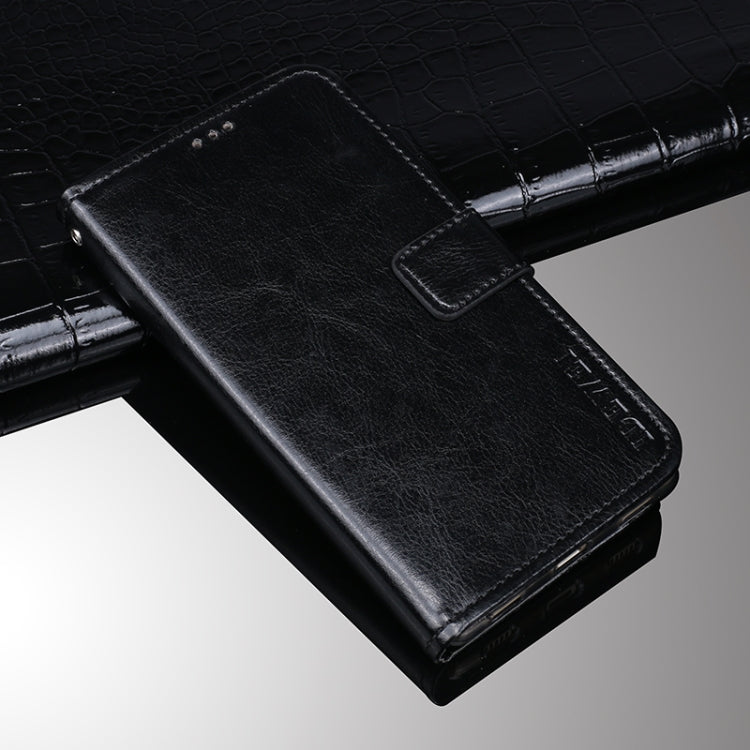 For Samsung Galaxy A52s 5G idewei Crazy Horse Texture Horizontal Flip Leather Case with Holder & Card Slots & Wallet