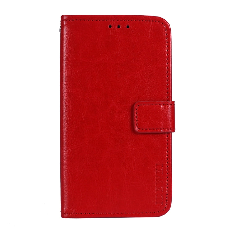 For Samsung Galaxy A52s 5G idewei Crazy Horse Texture Horizontal Flip Leather Case with Holder & Card Slots & Wallet