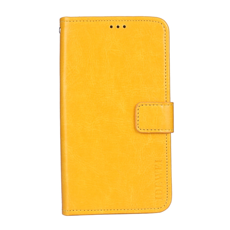 For Samsung Galaxy A52s 5G idewei Crazy Horse Texture Horizontal Flip Leather Case with Holder & Card Slots & Wallet