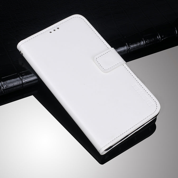 For Samsung Galaxy A52s 5G idewei Crazy Horse Texture Horizontal Flip Leather Case with Holder & Card Slots & Wallet
