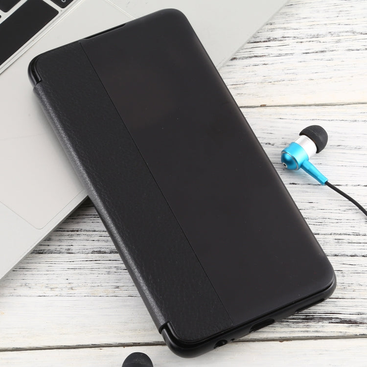 For Huawei Mate 30 Intelligent PU Horizontal Flip Protective Case with Smart View Window & Sleep Wake-up Function