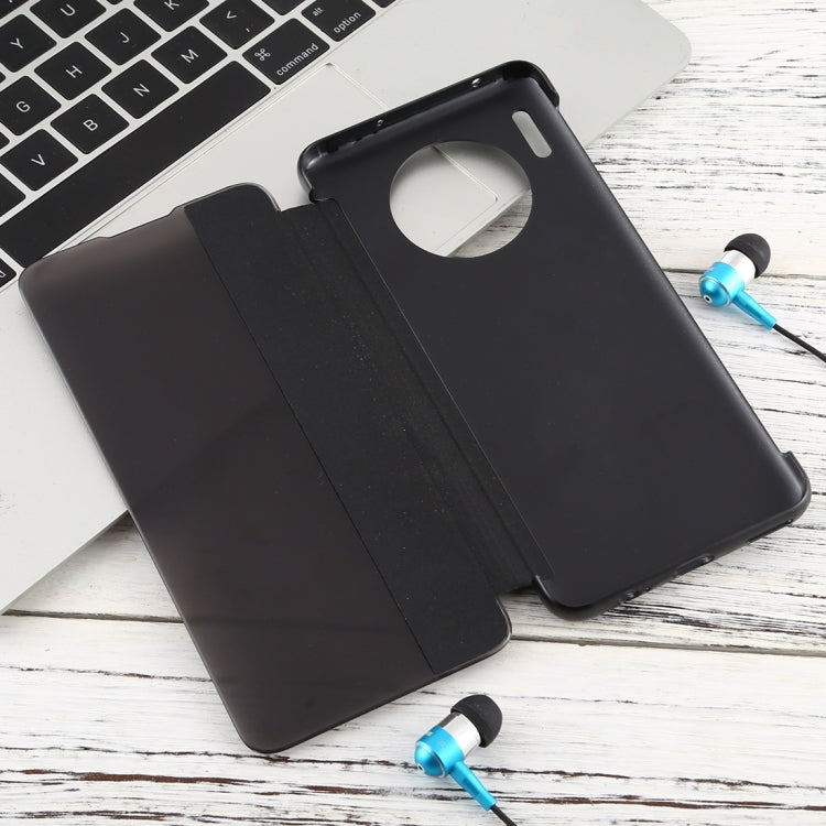 For Huawei Mate 30 Intelligent PU Horizontal Flip Protective Case with Smart View Window & Sleep Wake-up Function