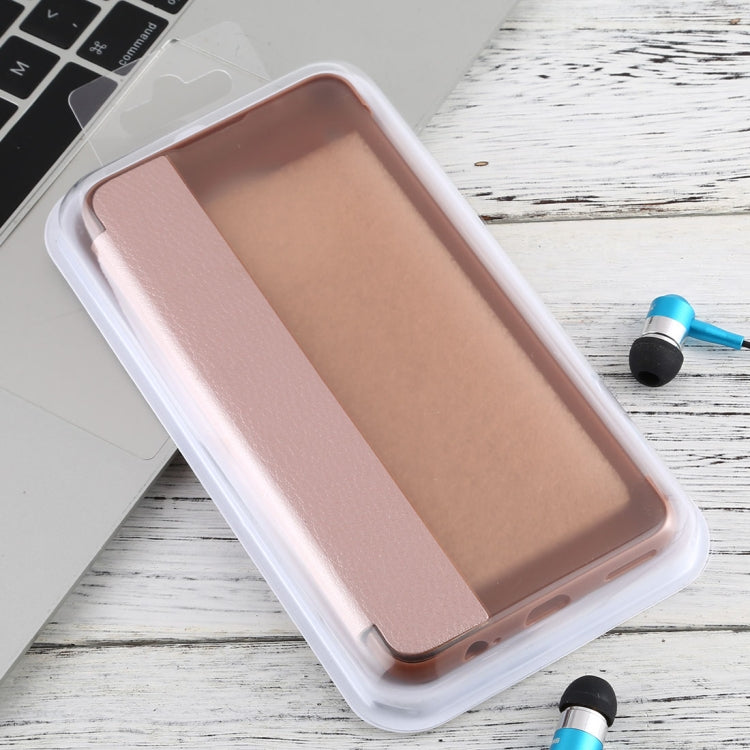 For Huawei Mate 30 Intelligent PU Horizontal Flip Protective Case with Smart View Window & Sleep Wake-up Function