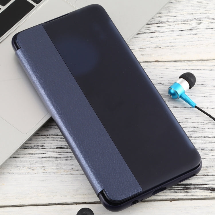 For Huawei Mate 30 Intelligent PU Horizontal Flip Protective Case with Smart View Window & Sleep Wake-up Function