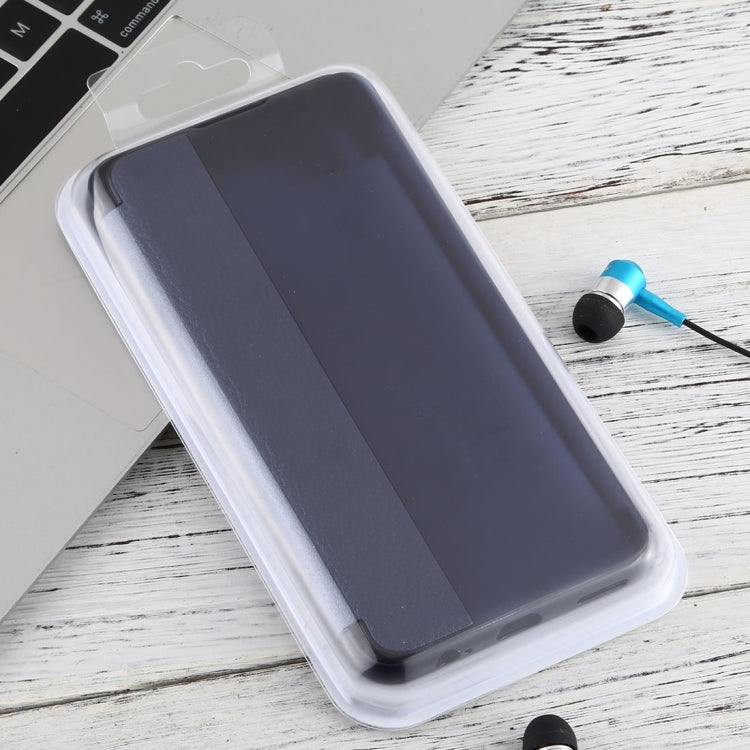 For Huawei Mate 30 Intelligent PU Horizontal Flip Protective Case with Smart View Window & Sleep Wake-up Function