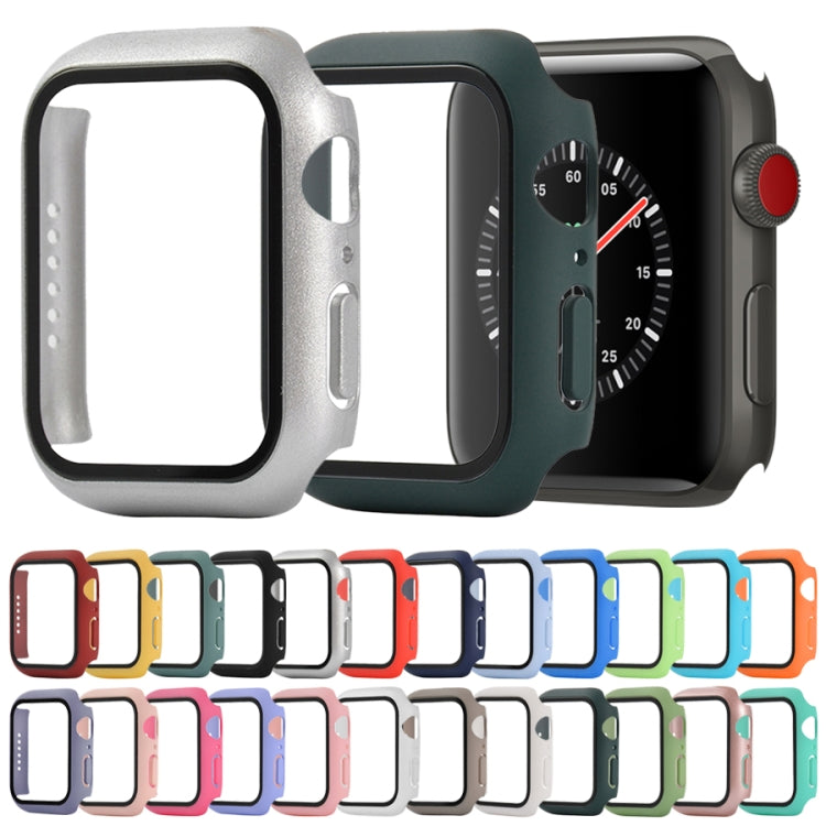 Shockproof PC+Tempered Glass Protective Case with Packed Carton For Apple Watch Series 3 & 2 & 1 42mm