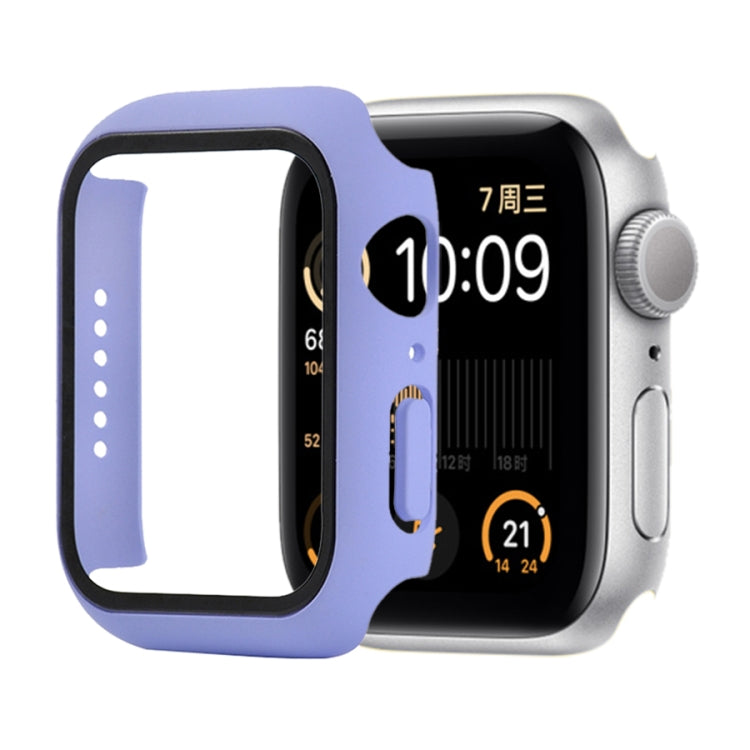 Shockproof PC+Tempered Glass Protective Case with Packed Carton For Apple Watch Series 6 & SE & 5 & 4 40mm