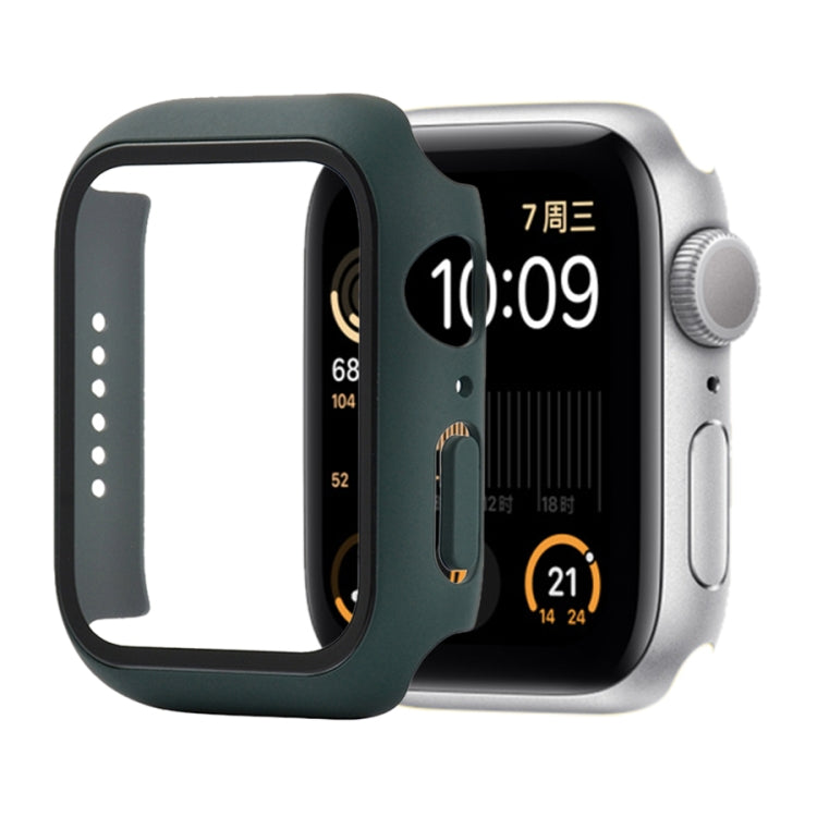 Shockproof PC+Tempered Glass Protective Case with Packed Carton For Apple Watch Series 6 & SE & 5 & 4 40mm