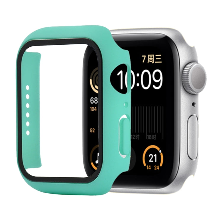 Shockproof PC+Tempered Glass Protective Case with Packed Carton For Apple Watch Series 6 & SE & 5 & 4 40mm