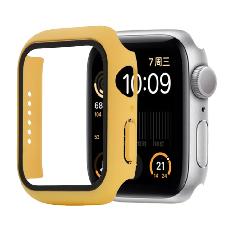 Shockproof PC+Tempered Glass Protective Case with Packed Carton For Apple Watch Series 6 & SE & 5 & 4 40mm