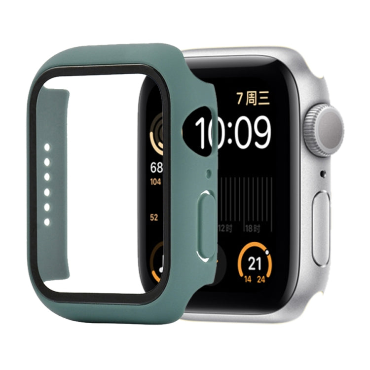 Shockproof PC+Tempered Glass Protective Case with Packed Carton For Apple Watch Series 6 & SE & 5 & 4 40mm