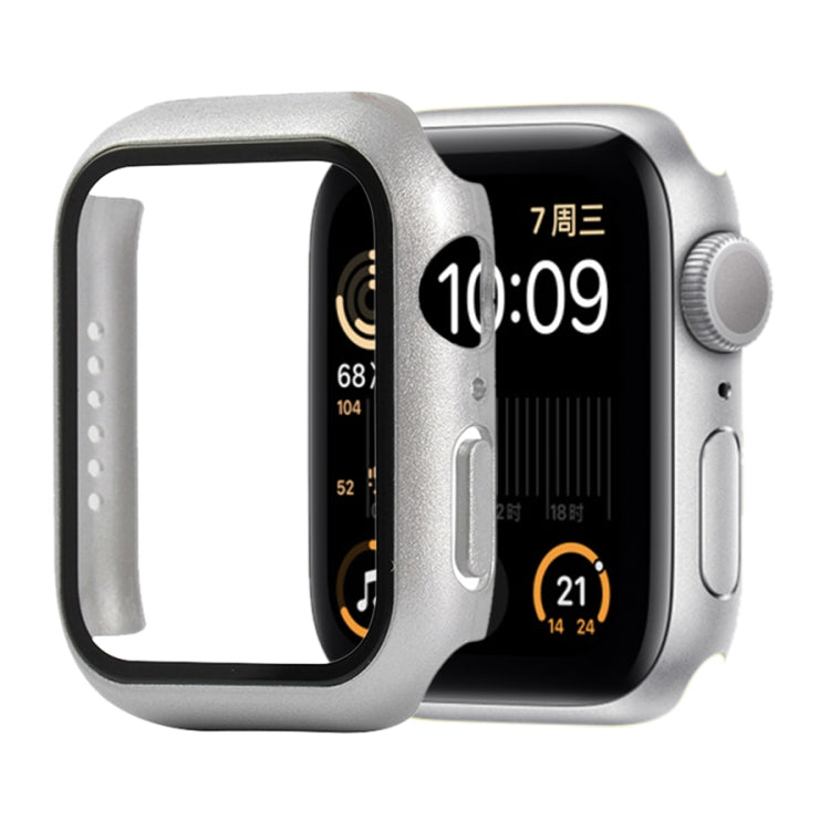 Shockproof PC+Tempered Glass Protective Case with Packed Carton For Apple Watch Series 6 & SE & 5 & 4 40mm
