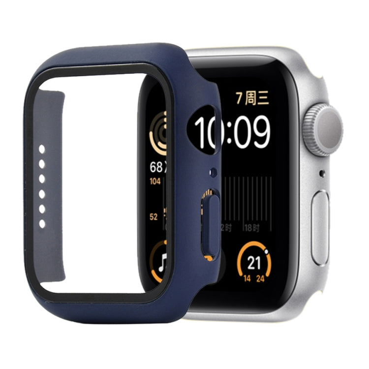 Shockproof PC+Tempered Glass Protective Case with Packed Carton For Apple Watch Series 6 & SE & 5 & 4 40mm