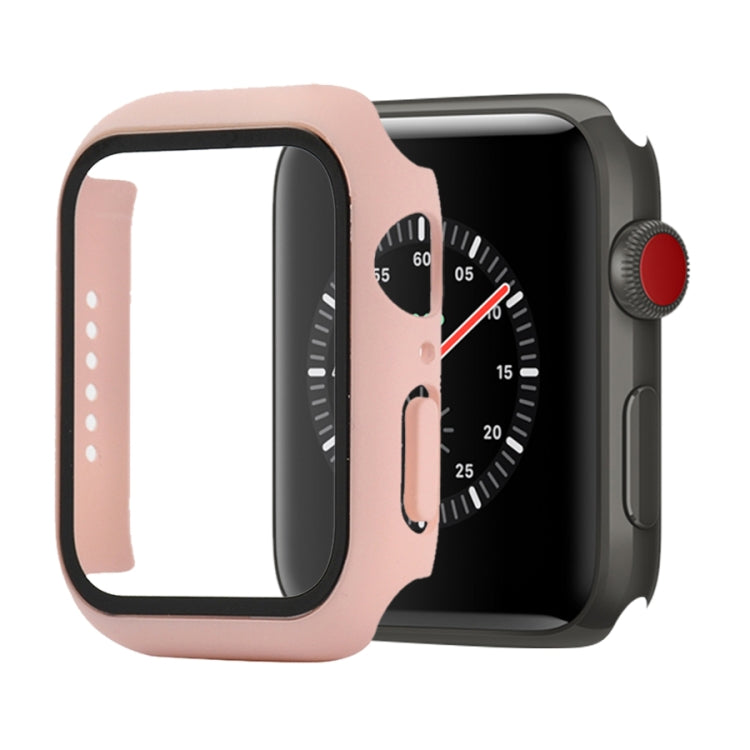 Shockproof PC+Tempered Glass Protective Case with Packed Carton For Apple Watch Series 3 & 2 & 1 38mm