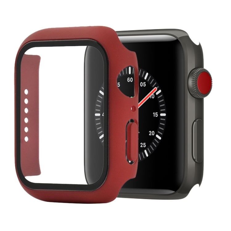 Shockproof PC+Tempered Glass Protective Case with Packed Carton For Apple Watch Series 3 & 2 & 1 38mm