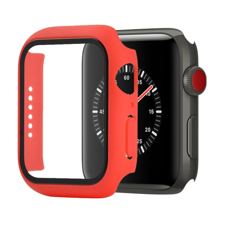 Shockproof PC+Tempered Glass Protective Case with Packed Carton For Apple Watch Series 3 & 2 & 1 38mm