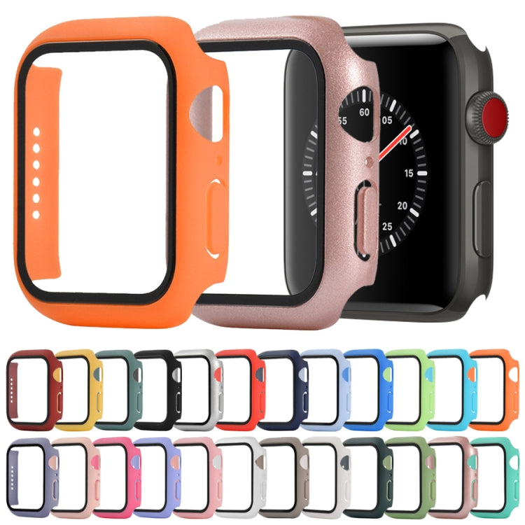 Shockproof PC+Tempered Glass Protective Case with Packed Carton For Apple Watch Series 3 & 2 & 1 38mm