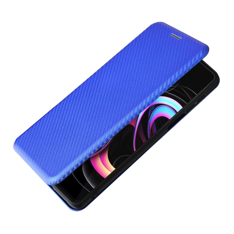For Motorola Edge 20 Pro Carbon Fiber Texture Horizontal Flip TPU + PC + PU Leather Case with Card Slot