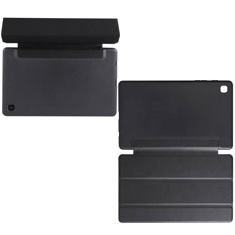 For Samsung Galaxy Tab A7 Lite T225 3-folding Horizontal Flip Honeycomb TPU Shockproof + PU Leather Case with Holder
