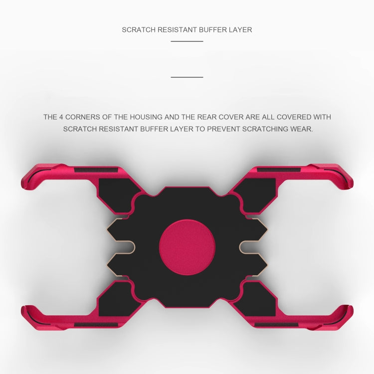 For iPhone XR Hero Series Anti-fall Wear-resistant Metal Protective Case with Bracket