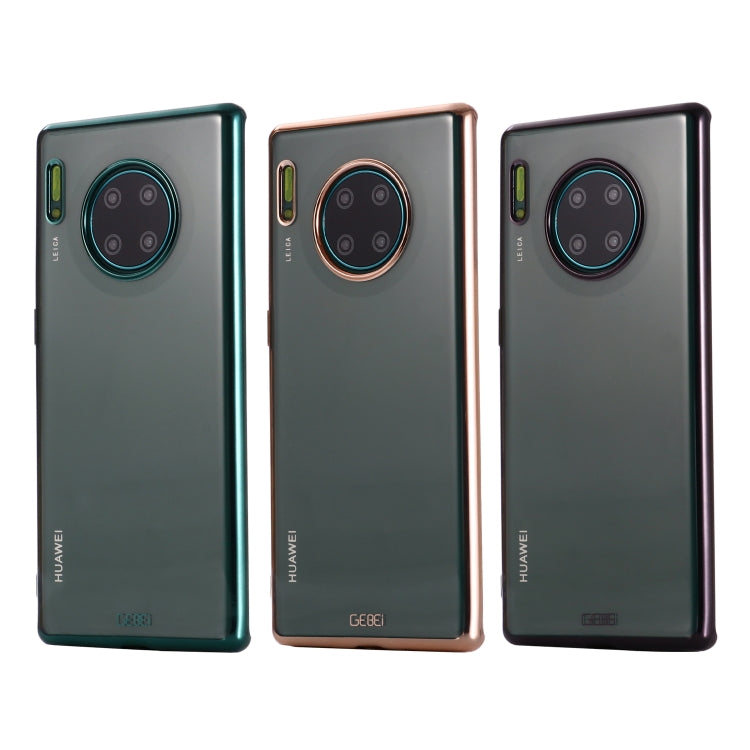 For Huawei Mate 30 Pro GEBEI Plating TPU Shockproof Protective Case