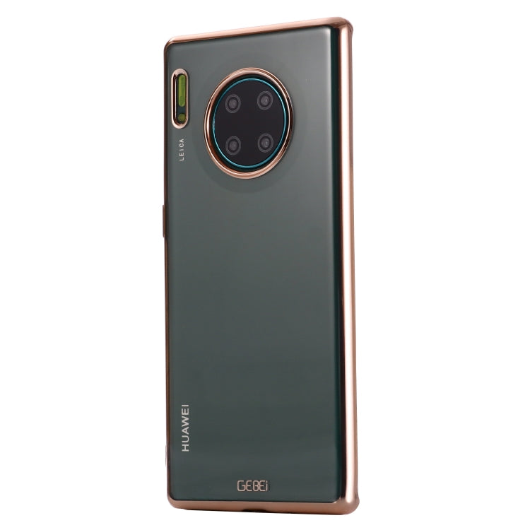 For Huawei Mate 30 Pro GEBEI Plating TPU Shockproof Protective Case