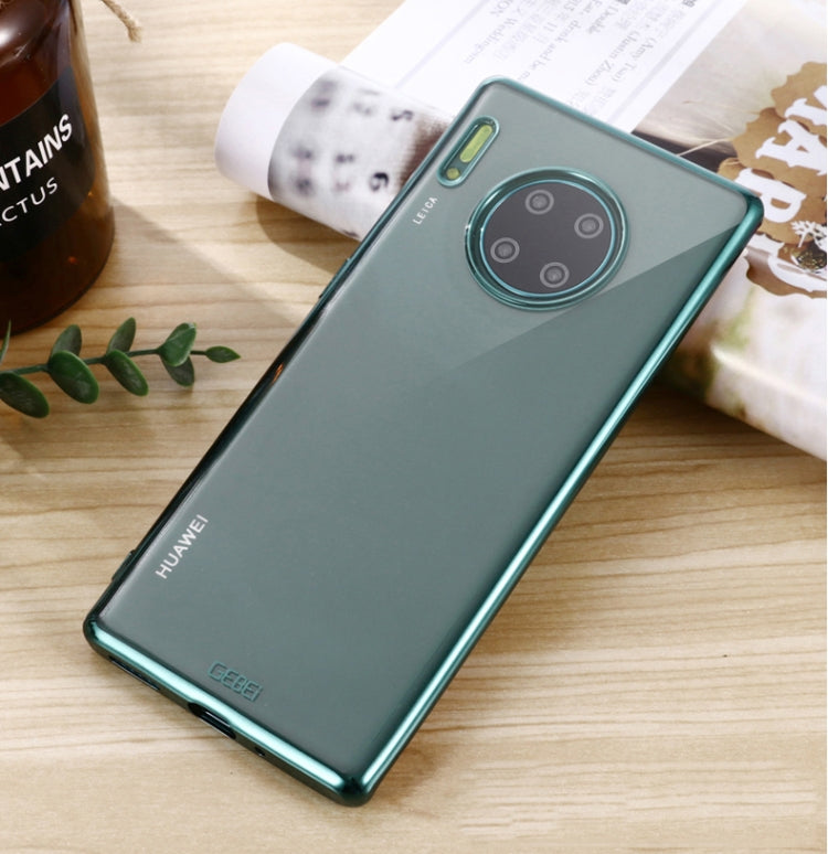 For Huawei Mate 30 GEBEI Plating TPU Shockproof Protective Case