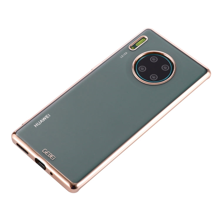 For Huawei Mate 30 GEBEI Plating TPU Shockproof Protective Case