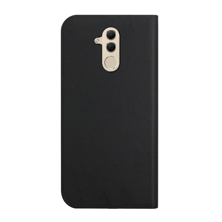 For Huawei Mate 20 Lite 3-Folding Ultrathin Skin Feel Magnetic Solid Color Horizontal Flip Leather Case with Holder