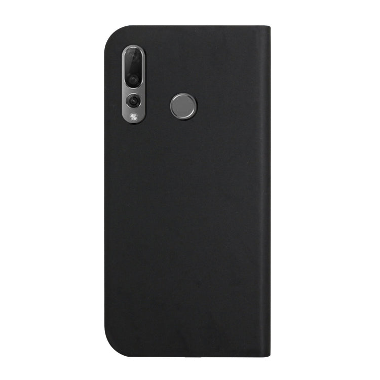 For Huawei P smart Z 3-Folding Ultrathin Skin Feel Magnetic Solid Color Horizontal Flip Leather Case with Holder