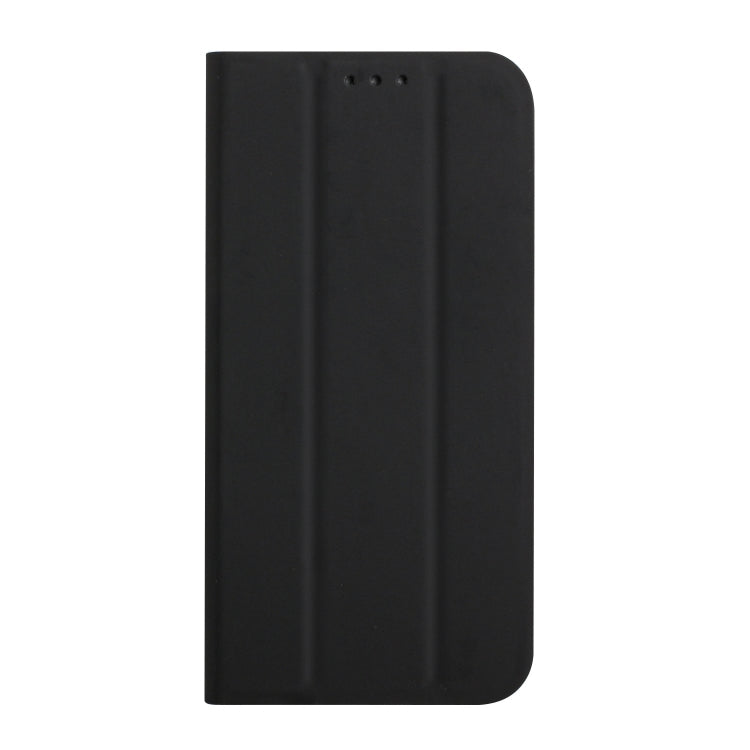 For iPhone 11 Pro Max 3-Folding Ultrathin Skin Feel Magnetic Solid Color Horizontal Flip Leather Case with Holder